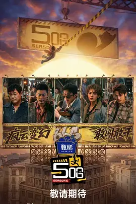 户外竞技综艺《荒野合伙人》海报